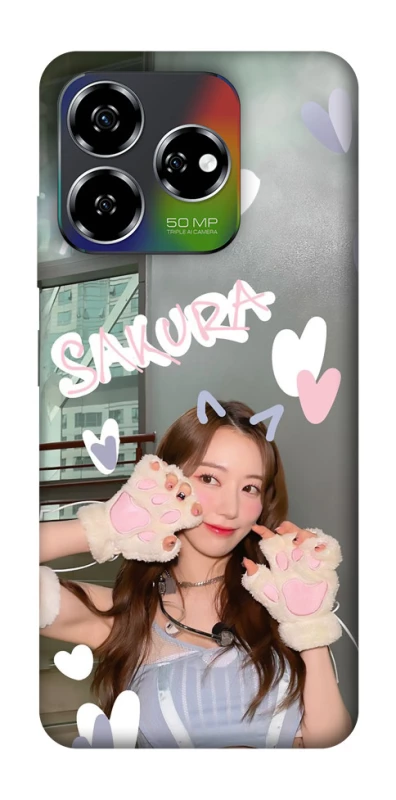 Чохол на ZTE Nubia V60 Sakura - LE SSERAFIM фото 1 з 1