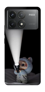 Чохол на Xiaomi Poco F6 Pro Labubu with flashlight ver.3 фото 1 з 1