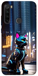 Чохол на Xiaomi Redmi Note 8T Cyber cat фото 1 з 1