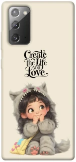 Чохол на Samsung Galaxy Note 20 Create the life you love фото 1 з 1