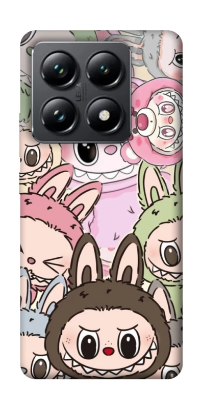 Чохол на Xiaomi 14T Pro All Labubu 3 фото 1 з 1