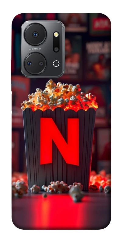 Чохол на Huawei Honor X7a Netflix and popcorn фото 1 з 1
