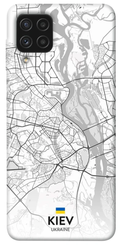 Чохол на Samsung Galaxy A22 4G Kiev white map фото 1 з 1