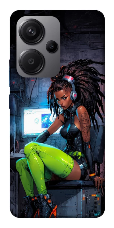 Чехол на Xiaomi Redmi Note 13 Pro+ Cyber girl фото 1 из 1