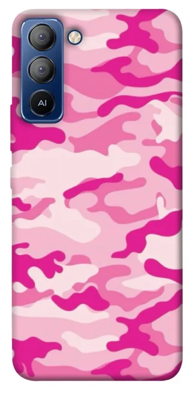 Чехол на TECNO Pop 5 LTE camouflage pink фото 1 из 1