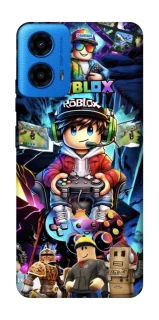Чехол на Motorola Moto G45 Roblox collage ver.4 фото 1 из 1