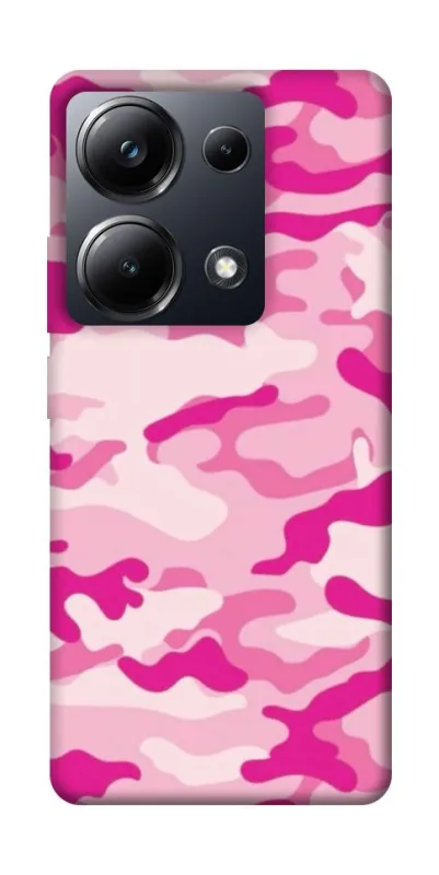 Чехол на Xiaomi Poco M6 Pro 4G camouflage pink фото 1 из 1