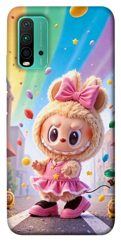 Чохол на Xiaomi Redmi Note 9 4G / Redmi 9 Power Labubu rainbow фото 1 з 1