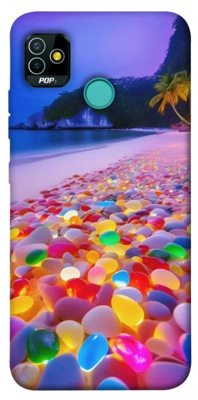 Чохол на TECNO POP 5 Каміння світиться на березі фото 1 з 1