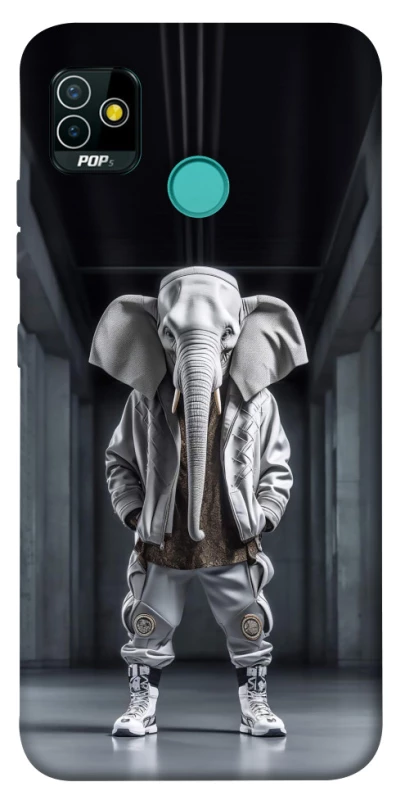 Чехол на TECNO POP 5 Слон v2 фото 1 из 1