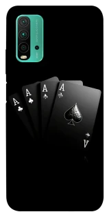 Чохол на Xiaomi Redmi Note 9 4G / Redmi 9 Power Black Cards фото 1 з 1