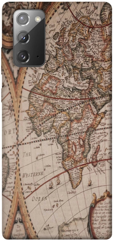 Чехол на Samsung Galaxy Note 20 Карта путешествий фото 1 из 1
