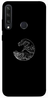 Чохол на Huawei Y6p Black tsunami фото 1 з 1