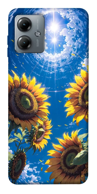 Чохол на Motorola Moto G14 Sunflowers фото 1 з 1
