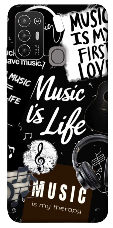 Чохол на ZTE Blade A52 Music is Life фото 1 з 1