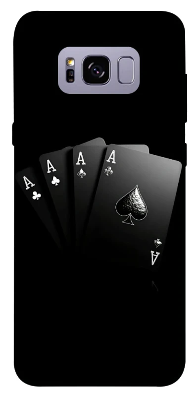 Чохол на Samsung G955 Galaxy S8 Plus Black Cards фото 1 з 1