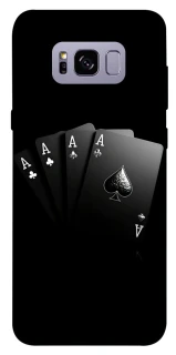 Чохол на Samsung G955 Galaxy S8 Plus Black Cards фото 1 з 1