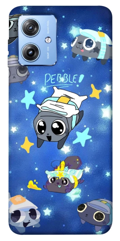 Чехол на Motorola Moto G84 Pebble kitten stars фото 1 из 1
