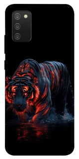 Чохол на Samsung Galaxy A02s fire tiger фото 1 з 1
