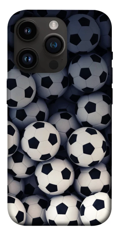 Чохол на Apple iPhone 14 Pro (6.1") Футбольні м'ячи фото 1 з 1