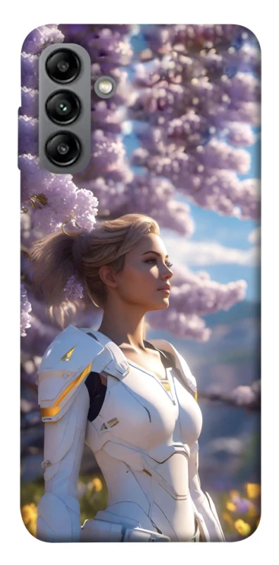 Чохол на Samsung Galaxy A04s Cyber space girl ver.1 фото 1 з 1