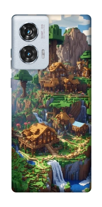 Чохол на Motorola Edge 50 Fusion Minecraft universe фото 1 з 1