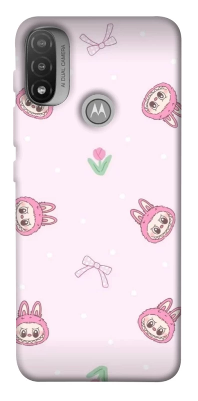 Чохол на Motorola Moto E20 Labubu Flower фото 1 з 1