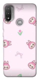 Чохол на Motorola Moto E20 Labubu Flower фото 1 з 1