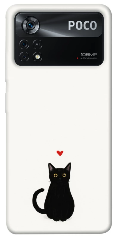 Чохол на Xiaomi Poco X4 Pro 5G cat in love фото 1 з 1