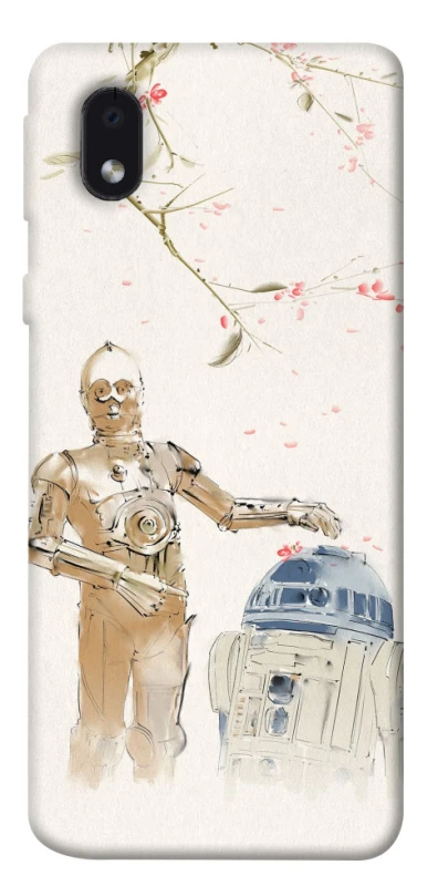 Чехол на Samsung Galaxy M01 Core / A01 Core Star Wars robots фото 1 из 1