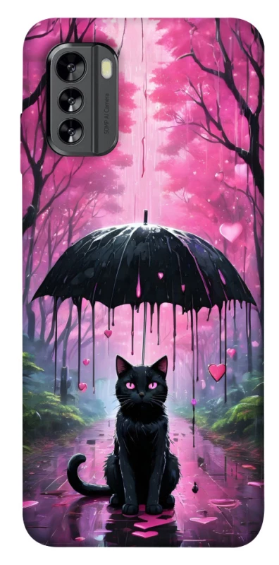 Чохол на Nokia G60 Black cat фото 1 з 1