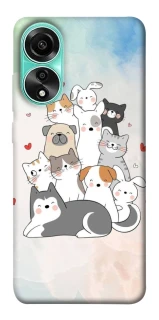 Чохол на Oppo A78 4G Funny Pets ver.2 фото 1 з 1