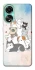 Чохол на Oppo A78 4G Funny Pets ver.2 фото 1 з 1