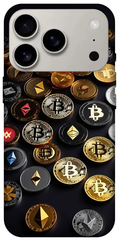 Чехол на Apple iPhone 17 Pro (6.3") Many coins фото 1 из 1