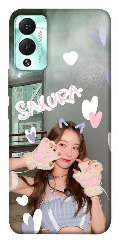 Чохол на Infinix Hot 12 Play Sakura - LE SSERAFIM фото 1 з 1
