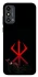 Чохол на ZTE Blade A53 Berserk Red Logo фото 1 з 1