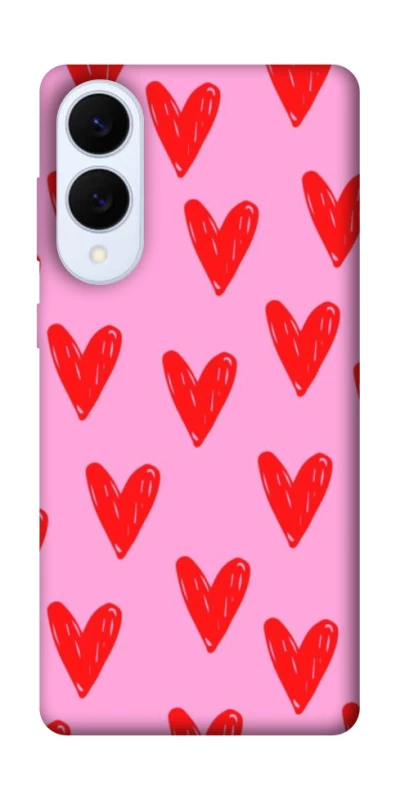 Чохол на Samsung Galaxy S25 Edge Red hearts 2 фото 1 з 1