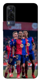 Чехол на Vivo Y53s FC Barcelona team фото 1 из 1