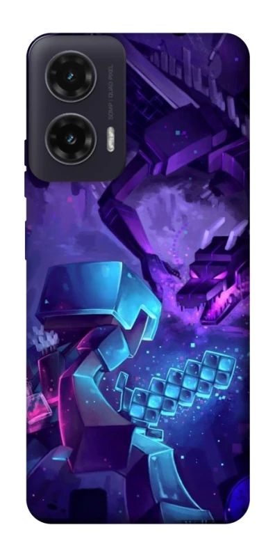 Чохол на Motorola Moto G35 Minecraft dragon фото 1 з 1