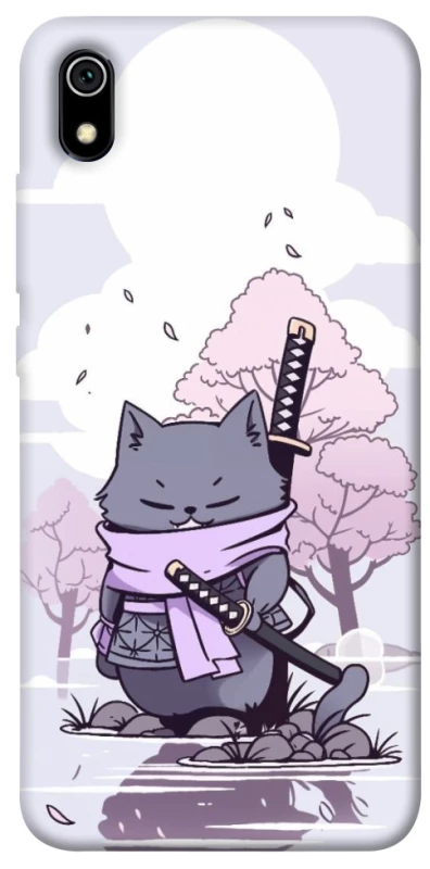 Чохол на Xiaomi Redmi 7A Samurai cat фото 1 з 1