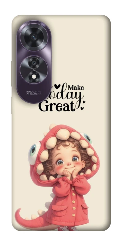 Чехол на Oppo A60 Make today great фото 1 из 1