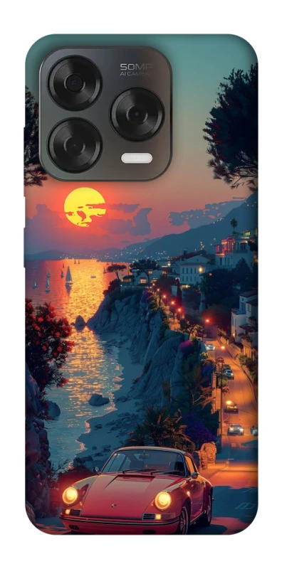 Чохол на ZTE Blade V70 Design Porsche sunrise фото 2 з 2