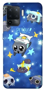 Чехол на Oppo Reno 5 Lite Pebble kitten stars фото 1 из 1