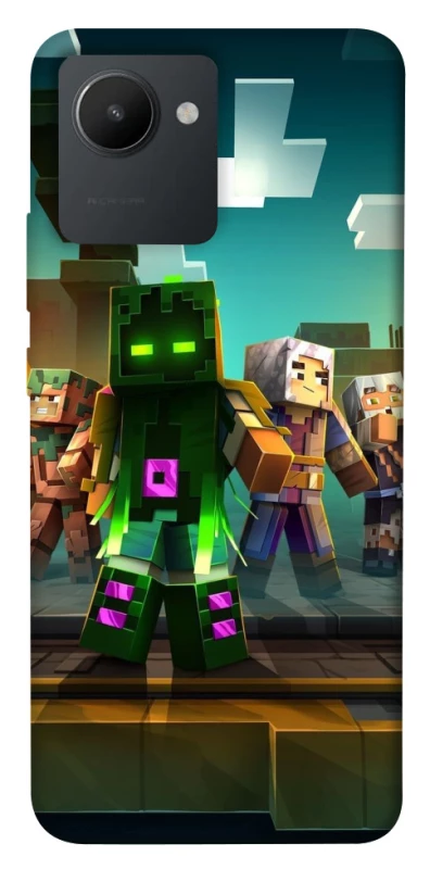 Чехол на Realme C30s Minecraft dungeon фото 1 из 1