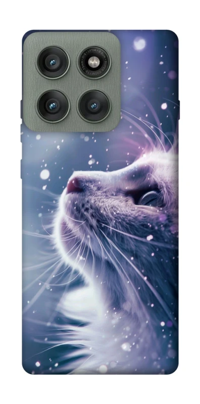 Чехол на Motorola Edge 60 Pro Snow cat фото 1 из 1