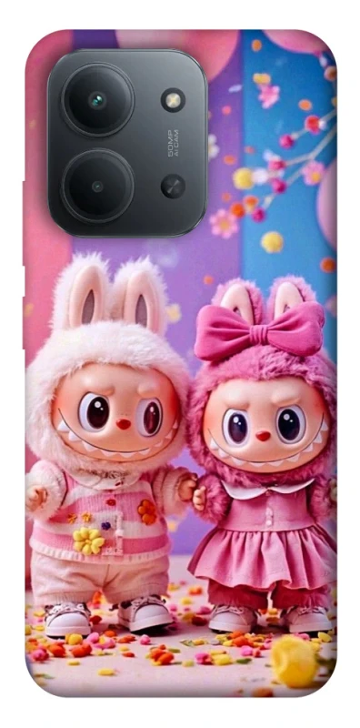 Чохол на Xiaomi Redmi 15C (EU) Labubu twins ver.2 фото 1 з 1