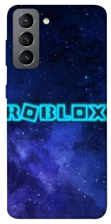 Чохол на Samsung Galaxy S21 FE Roblox Space Logo Blue фото 1 з 1