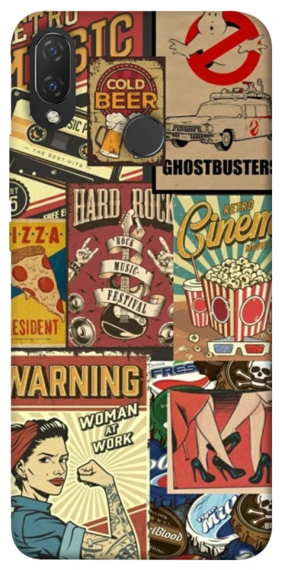 Чохол на Huawei P Smart+ (nova 3i) Retro collage ver.2 фото 1 з 1