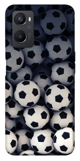 Чехол на Oppo A96 Футбольные мячи фото 1 из 1