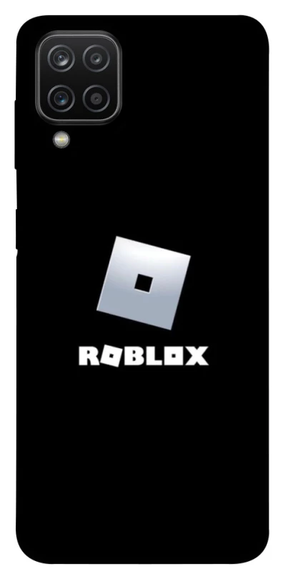 Чохол на Samsung Galaxy A12 Roblox logo black фото 1 з 1